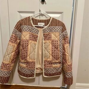 Anthropologie Patchwork Quilted Jacket